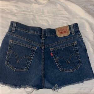 Levi's Dark Blue Denim Shorts